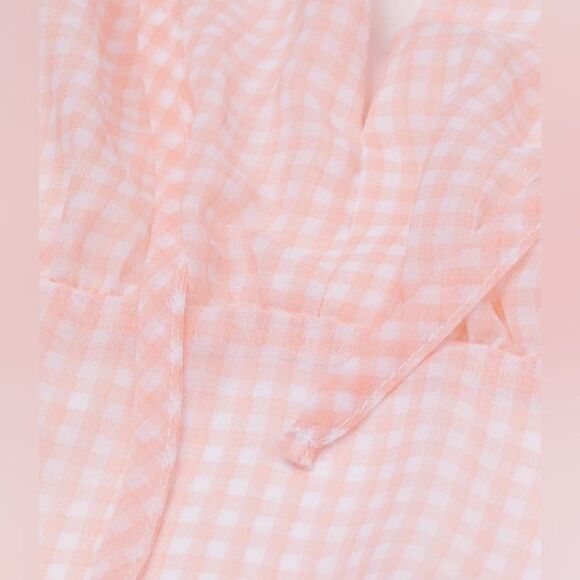 H&M Divided Pink Chiffon Babydoll Slip Dress Size Large NWOT 4 0444 - Picture 3 of 11